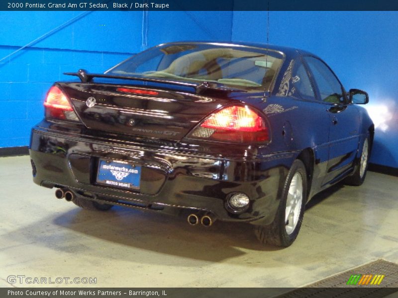 Black / Dark Taupe 2000 Pontiac Grand Am GT Sedan