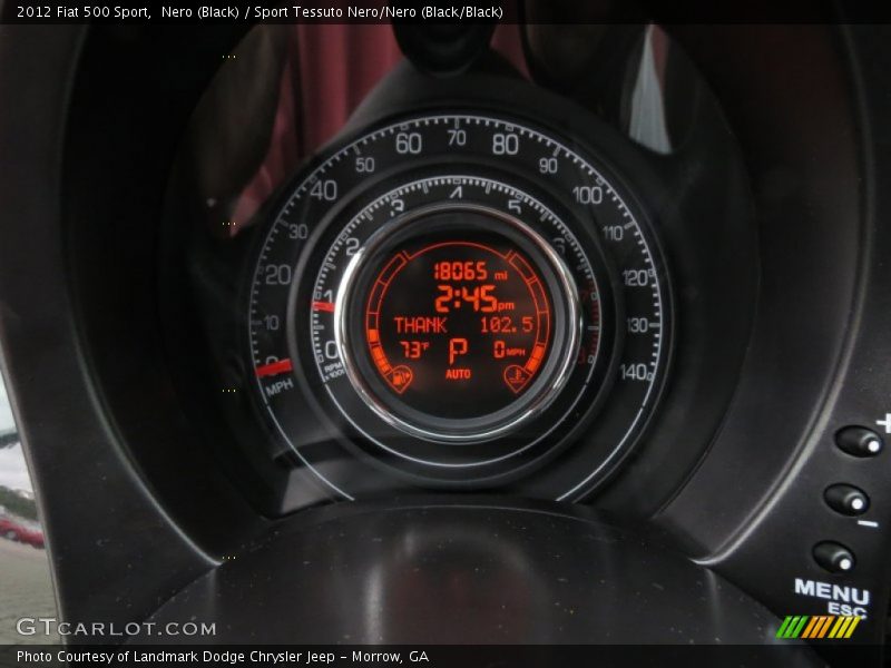  2012 500 Sport Sport Gauges