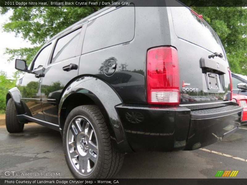 Brilliant Black Crystal Pearl / Dark Slate Gray 2011 Dodge Nitro Heat