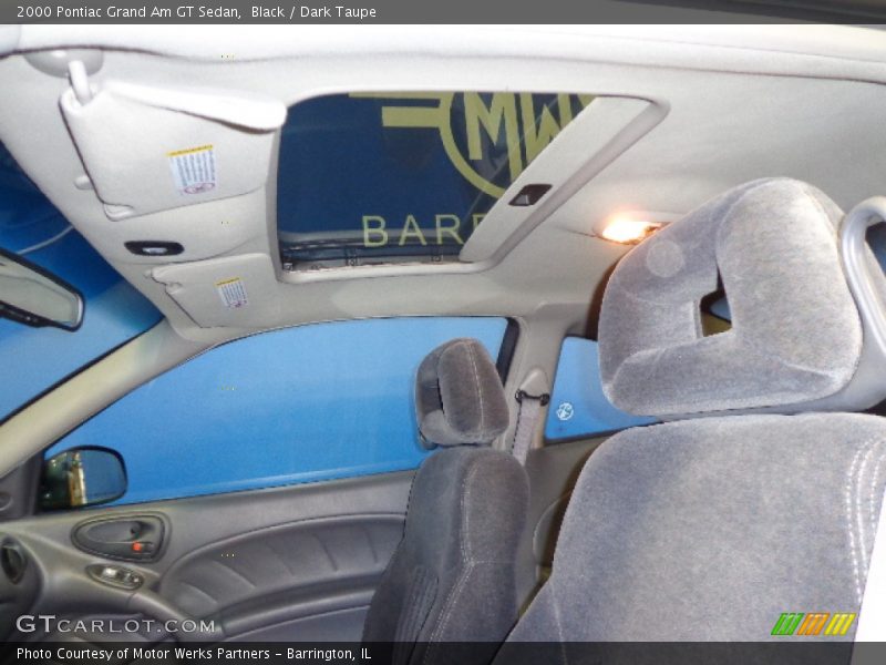 Black / Dark Taupe 2000 Pontiac Grand Am GT Sedan