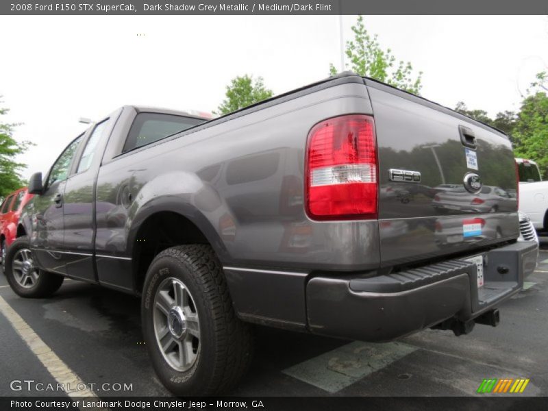 Dark Shadow Grey Metallic / Medium/Dark Flint 2008 Ford F150 STX SuperCab