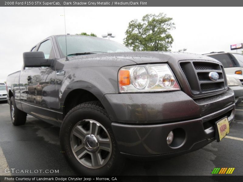 Dark Shadow Grey Metallic / Medium/Dark Flint 2008 Ford F150 STX SuperCab