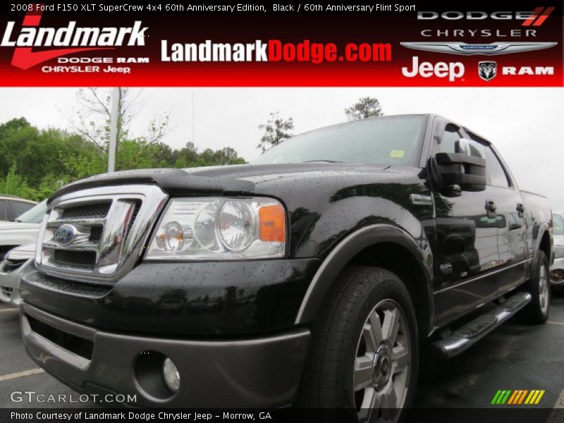 Black / 60th Anniversary Flint Sport 2008 Ford F150 XLT SuperCrew 4x4 60th Anniversary Edition