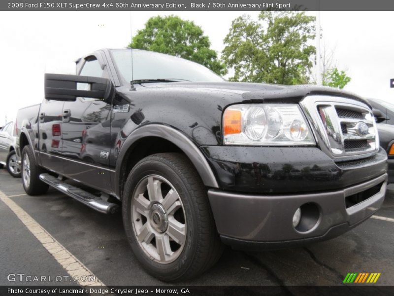 Black / 60th Anniversary Flint Sport 2008 Ford F150 XLT SuperCrew 4x4 60th Anniversary Edition