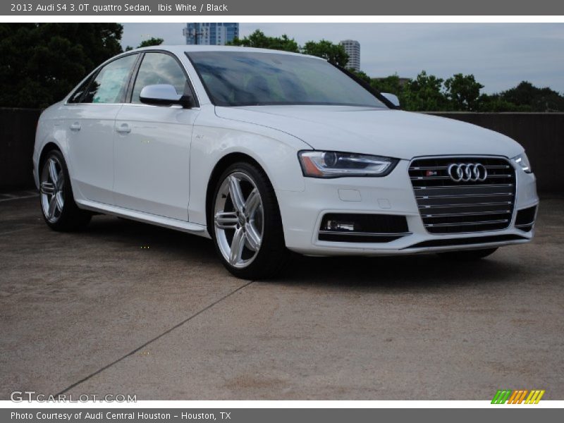Ibis White / Black 2013 Audi S4 3.0T quattro Sedan