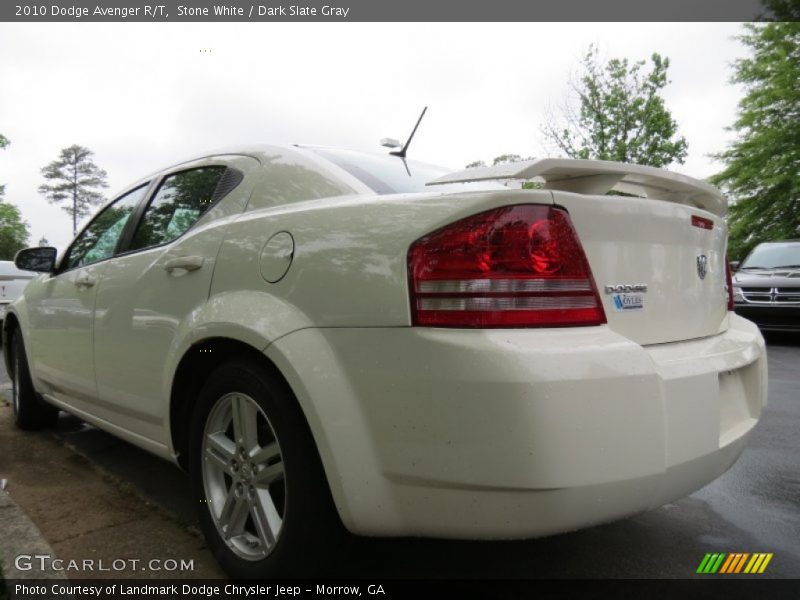 Stone White / Dark Slate Gray 2010 Dodge Avenger R/T