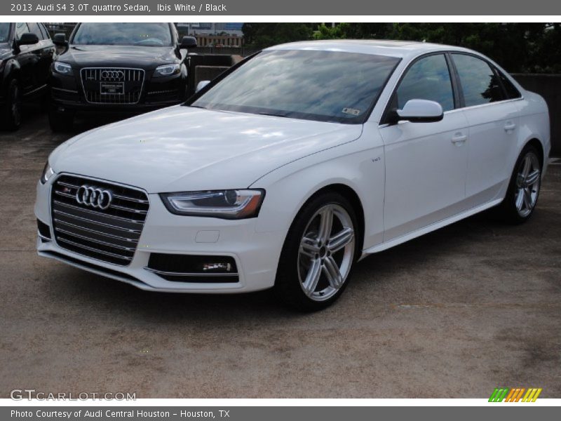 Ibis White / Black 2013 Audi S4 3.0T quattro Sedan