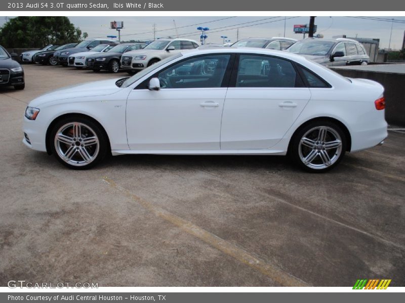 Ibis White / Black 2013 Audi S4 3.0T quattro Sedan
