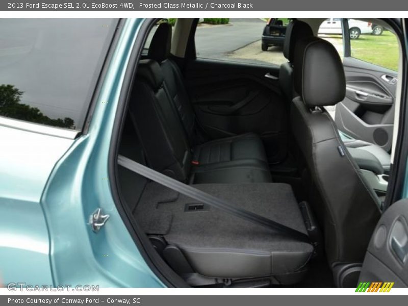 Frosted Glass Metallic / Charcoal Black 2013 Ford Escape SEL 2.0L EcoBoost 4WD