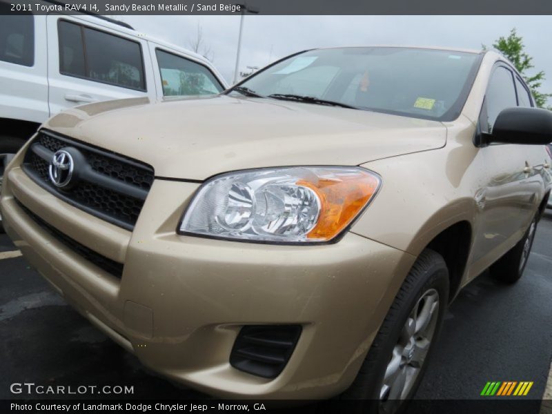 Sandy Beach Metallic / Sand Beige 2011 Toyota RAV4 I4