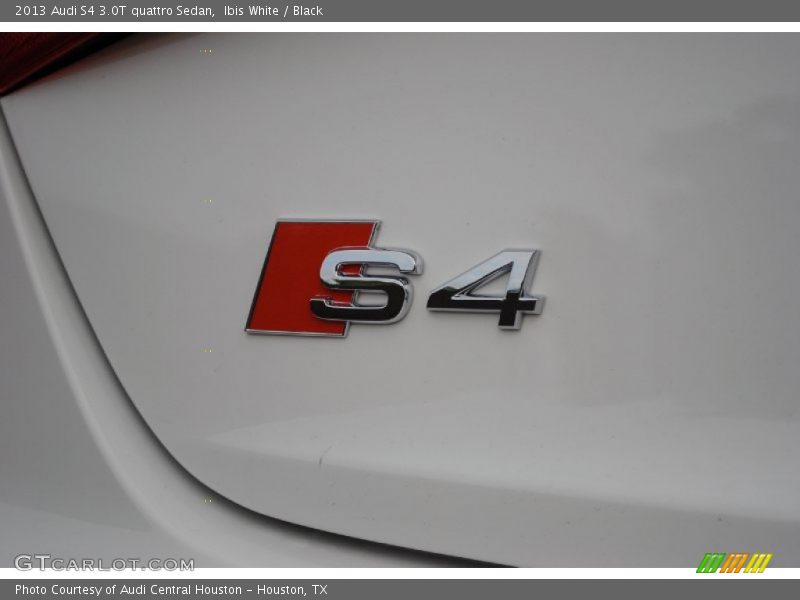 Ibis White / Black 2013 Audi S4 3.0T quattro Sedan