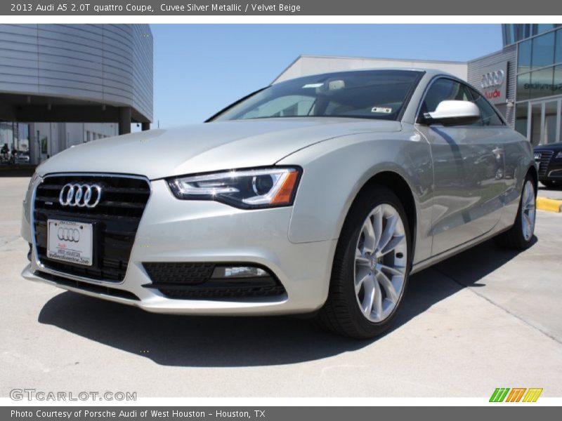 Cuvee Silver Metallic / Velvet Beige 2013 Audi A5 2.0T quattro Coupe