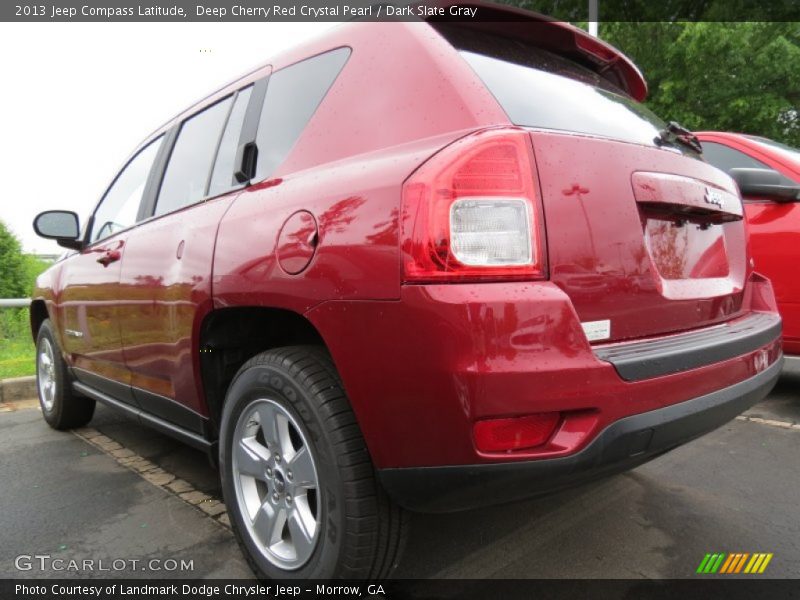 Deep Cherry Red Crystal Pearl / Dark Slate Gray 2013 Jeep Compass Latitude