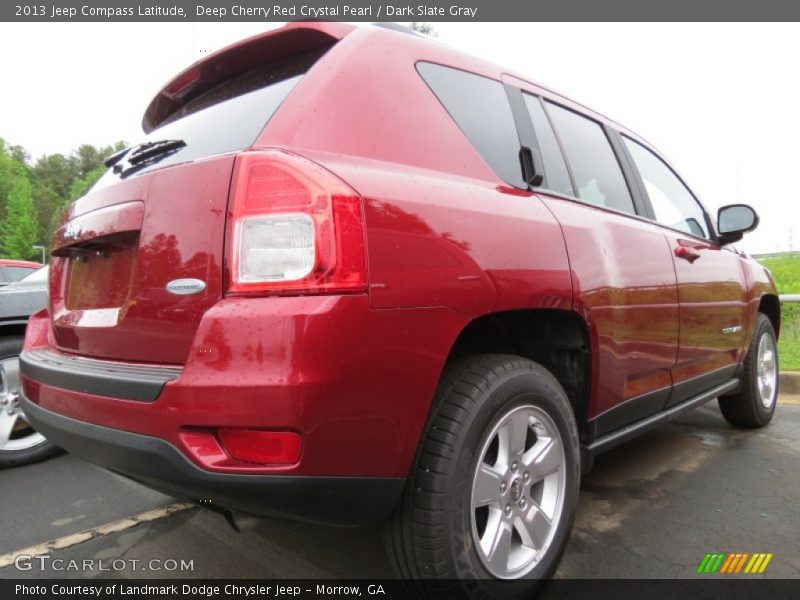 Deep Cherry Red Crystal Pearl / Dark Slate Gray 2013 Jeep Compass Latitude