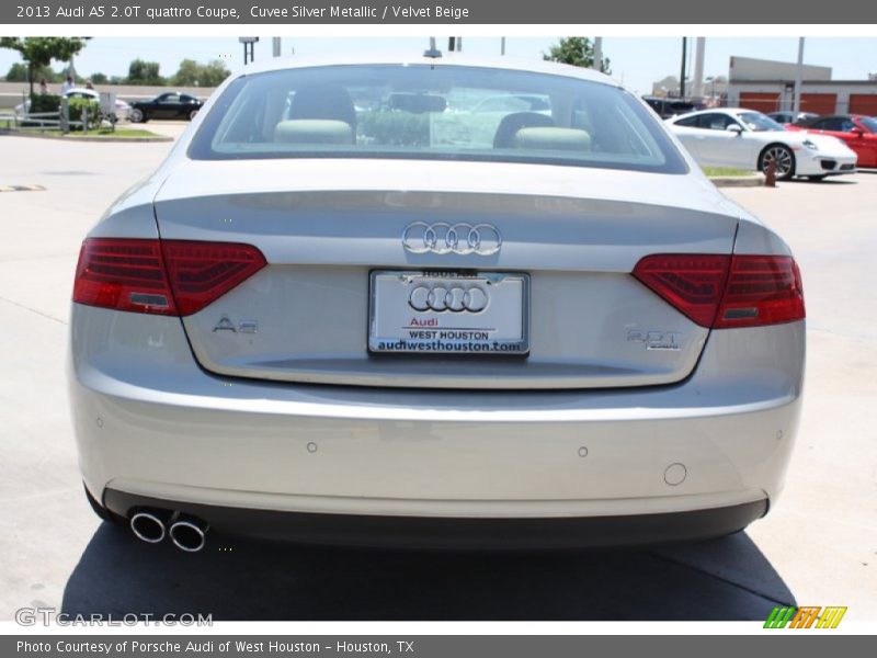 Cuvee Silver Metallic / Velvet Beige 2013 Audi A5 2.0T quattro Coupe