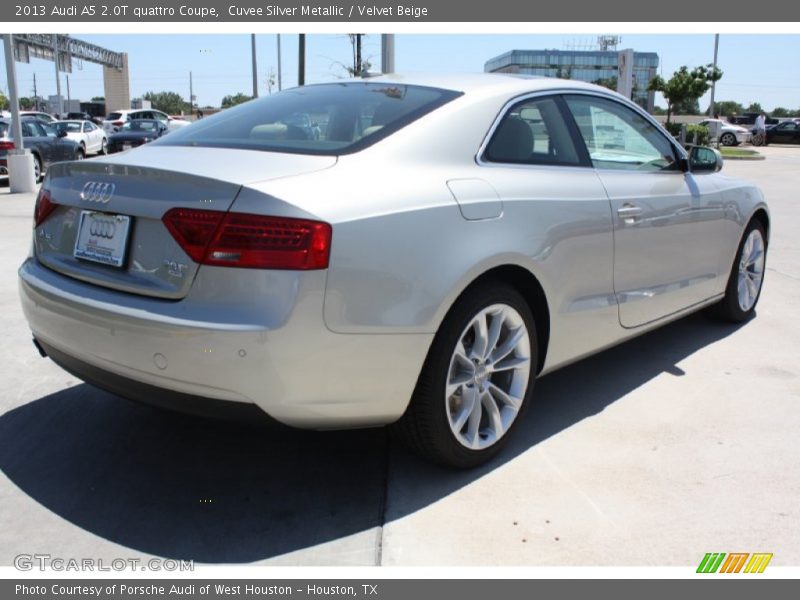 Cuvee Silver Metallic / Velvet Beige 2013 Audi A5 2.0T quattro Coupe