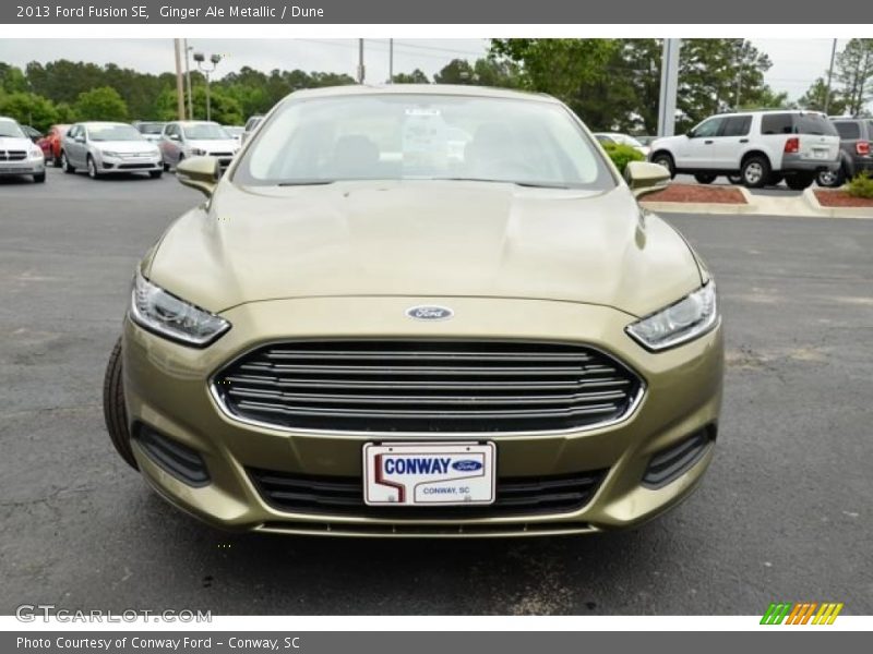 Ginger Ale Metallic / Dune 2013 Ford Fusion SE