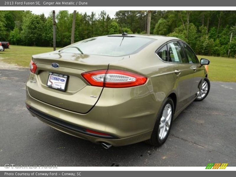 Ginger Ale Metallic / Dune 2013 Ford Fusion SE