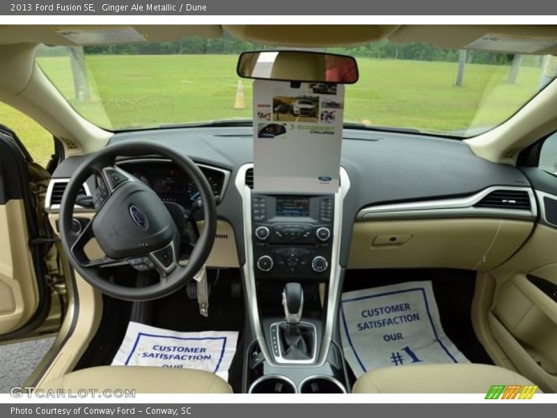 Dashboard of 2013 Fusion SE