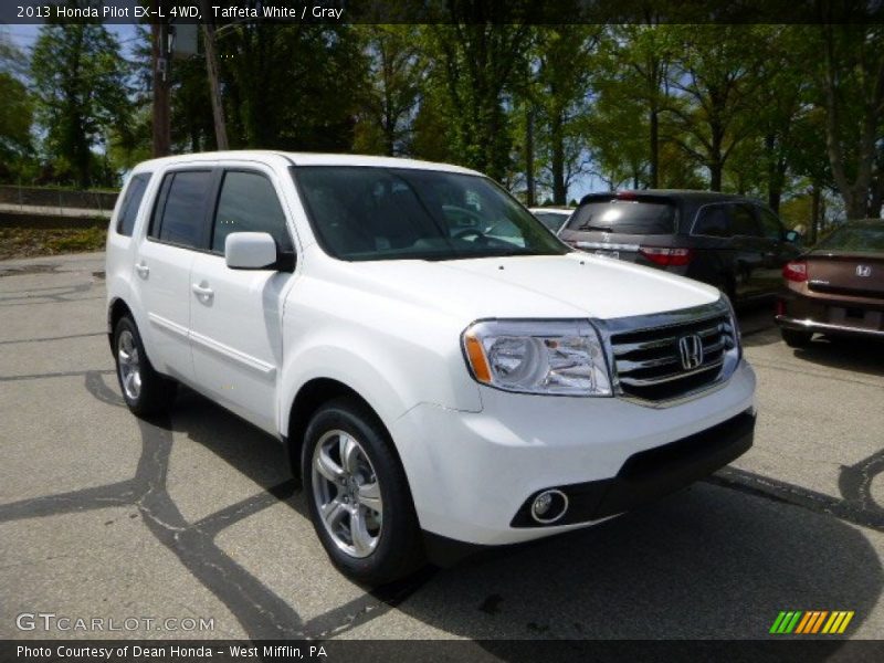 Taffeta White / Gray 2013 Honda Pilot EX-L 4WD