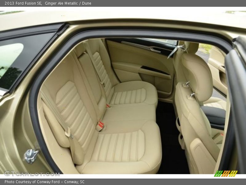 Rear Seat of 2013 Fusion SE