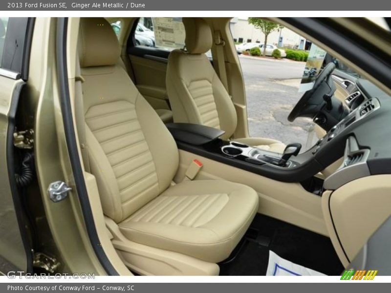 Ginger Ale Metallic / Dune 2013 Ford Fusion SE