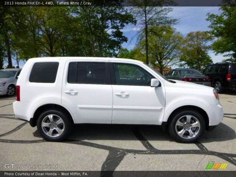 Taffeta White / Gray 2013 Honda Pilot EX-L 4WD