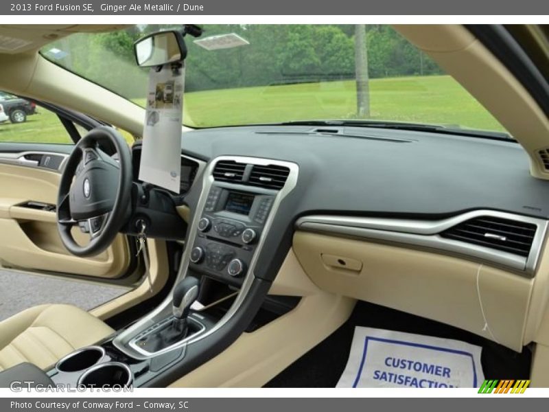 Dashboard of 2013 Fusion SE