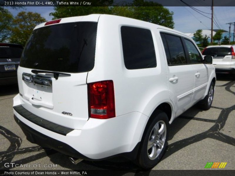 Taffeta White / Gray 2013 Honda Pilot EX-L 4WD