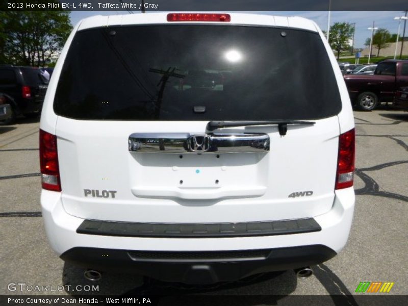 Taffeta White / Gray 2013 Honda Pilot EX-L 4WD