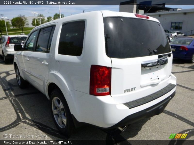Taffeta White / Gray 2013 Honda Pilot EX-L 4WD