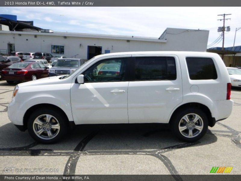 Taffeta White / Gray 2013 Honda Pilot EX-L 4WD