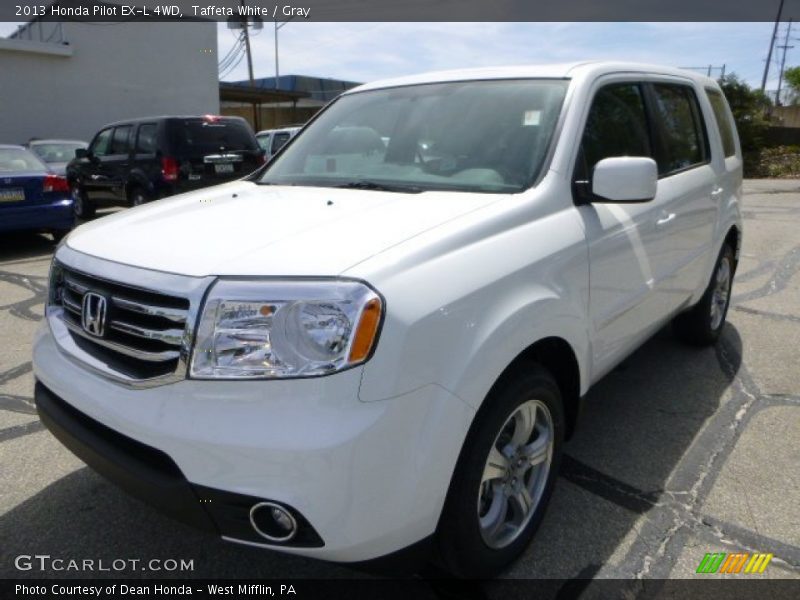 Taffeta White / Gray 2013 Honda Pilot EX-L 4WD
