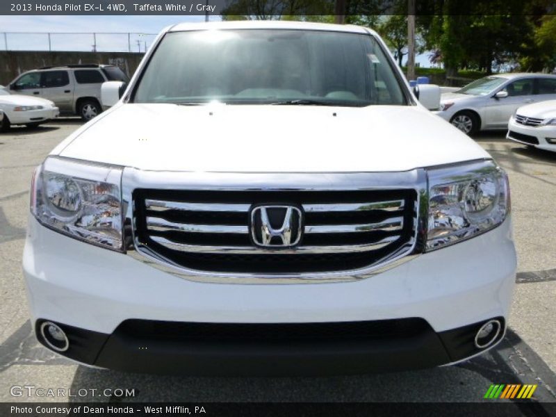 Taffeta White / Gray 2013 Honda Pilot EX-L 4WD