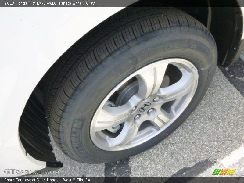 Taffeta White / Gray 2013 Honda Pilot EX-L 4WD