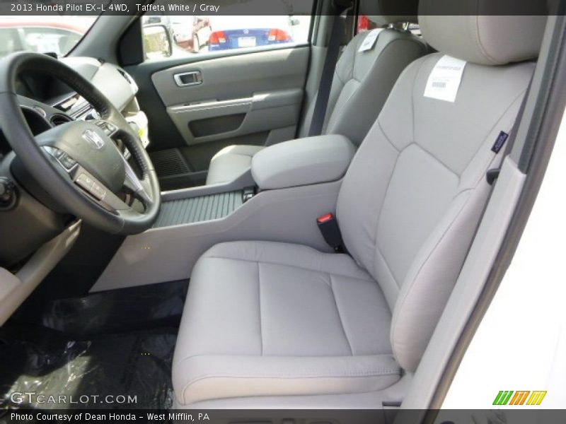 Taffeta White / Gray 2013 Honda Pilot EX-L 4WD