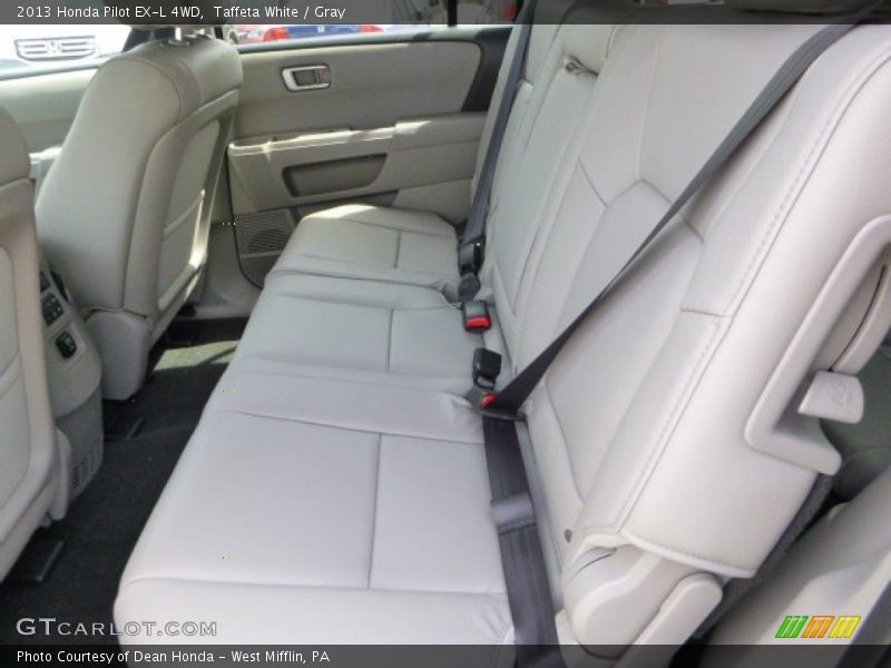 Taffeta White / Gray 2013 Honda Pilot EX-L 4WD