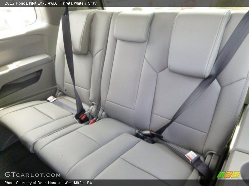 Taffeta White / Gray 2013 Honda Pilot EX-L 4WD