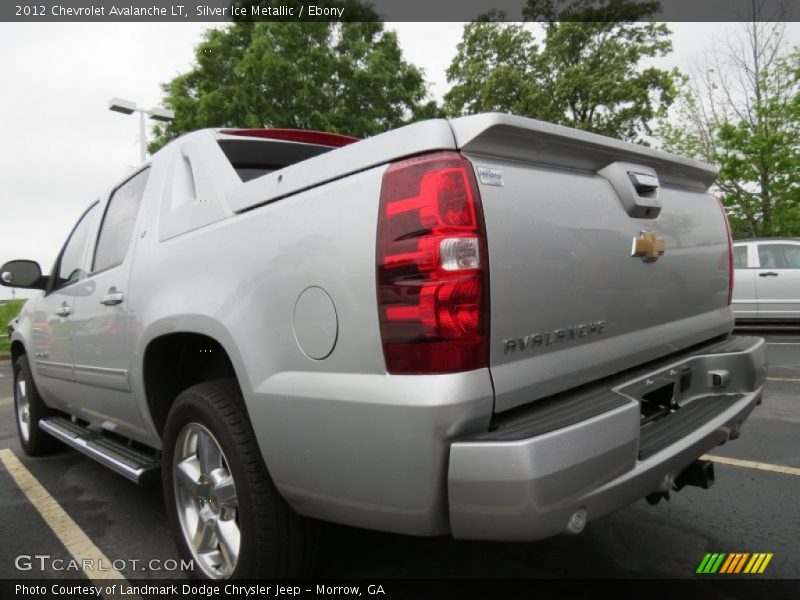 Silver Ice Metallic / Ebony 2012 Chevrolet Avalanche LT