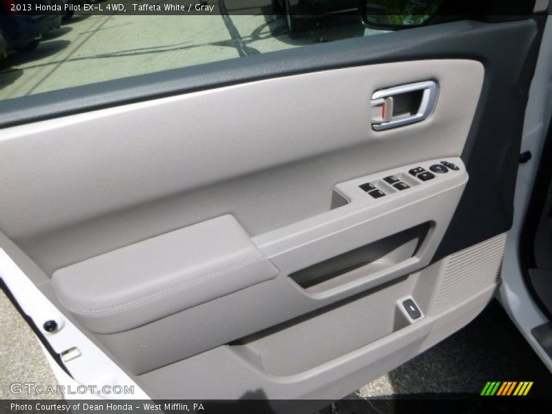 Taffeta White / Gray 2013 Honda Pilot EX-L 4WD