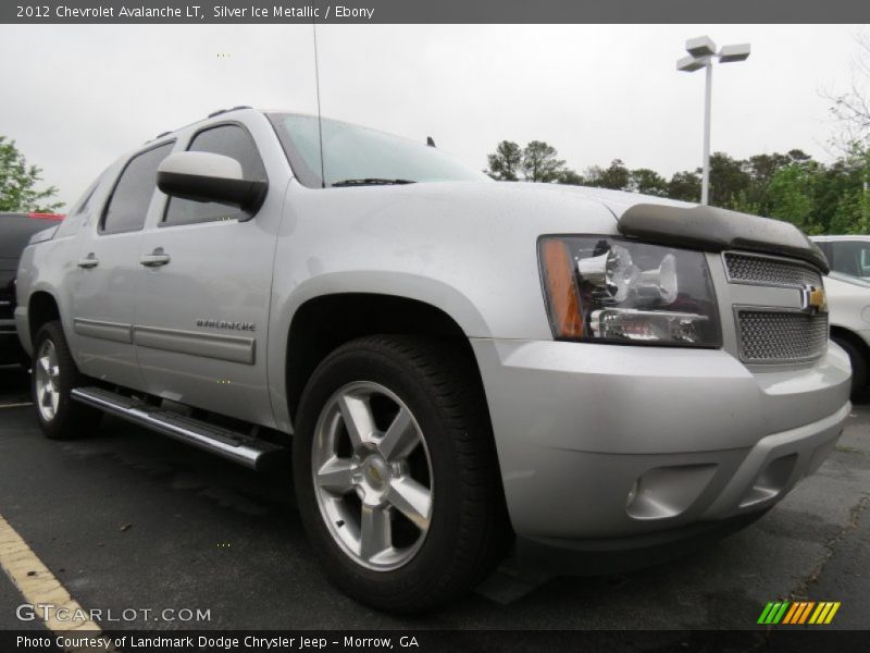 Silver Ice Metallic / Ebony 2012 Chevrolet Avalanche LT