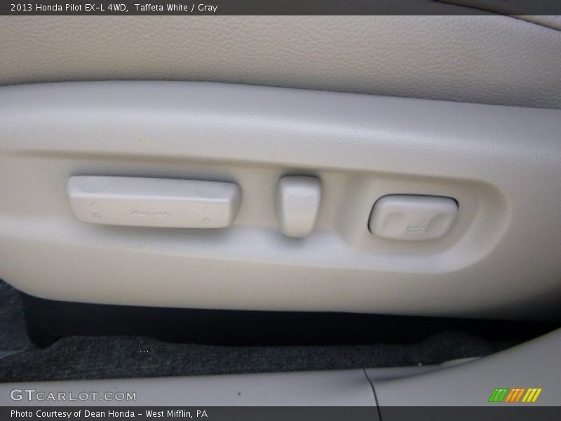 Taffeta White / Gray 2013 Honda Pilot EX-L 4WD