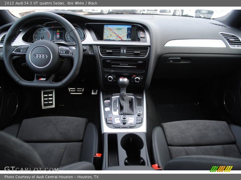 Ibis White / Black 2013 Audi S4 3.0T quattro Sedan