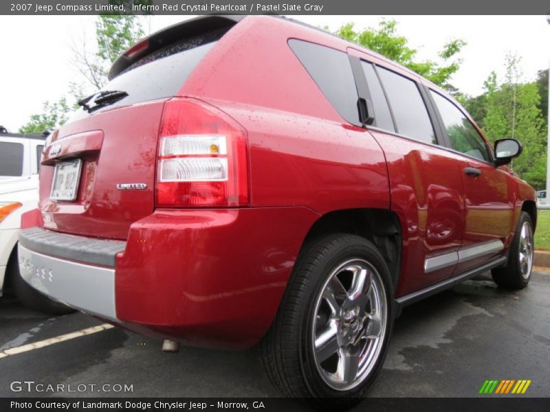 Inferno Red Crystal Pearlcoat / Pastel Slate Gray 2007 Jeep Compass Limited