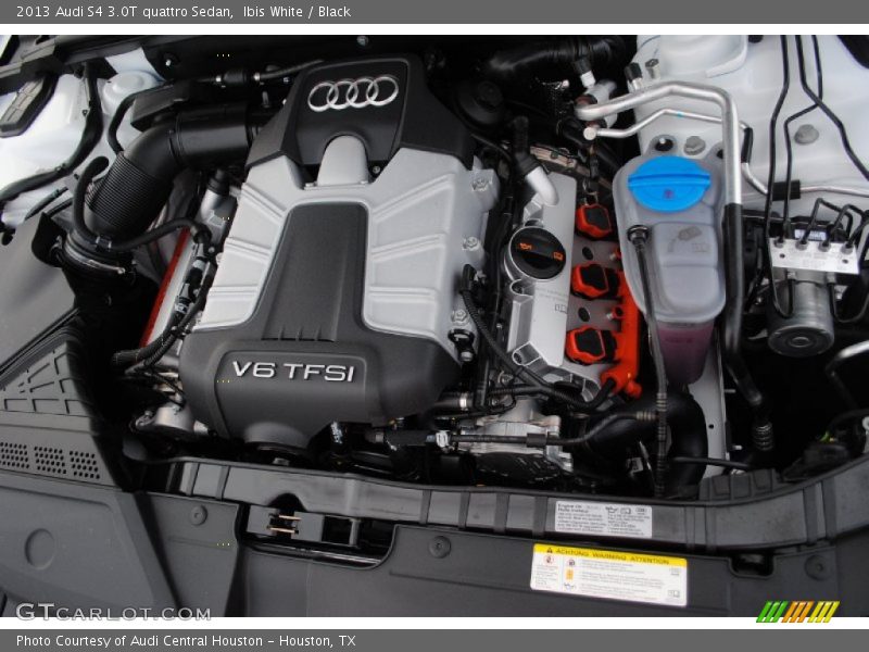 Ibis White / Black 2013 Audi S4 3.0T quattro Sedan