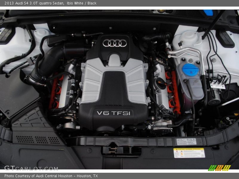 Ibis White / Black 2013 Audi S4 3.0T quattro Sedan