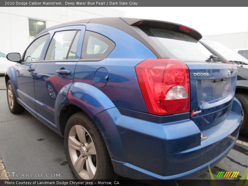 Deep Water Blue Pearl / Dark Slate Gray 2010 Dodge Caliber Mainstreet