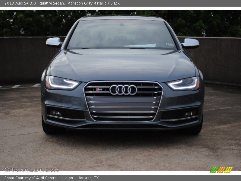 Monsoon Gray Metallic / Black 2013 Audi S4 3.0T quattro Sedan