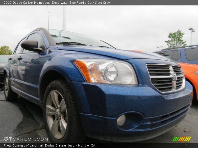 Deep Water Blue Pearl / Dark Slate Gray 2010 Dodge Caliber Mainstreet