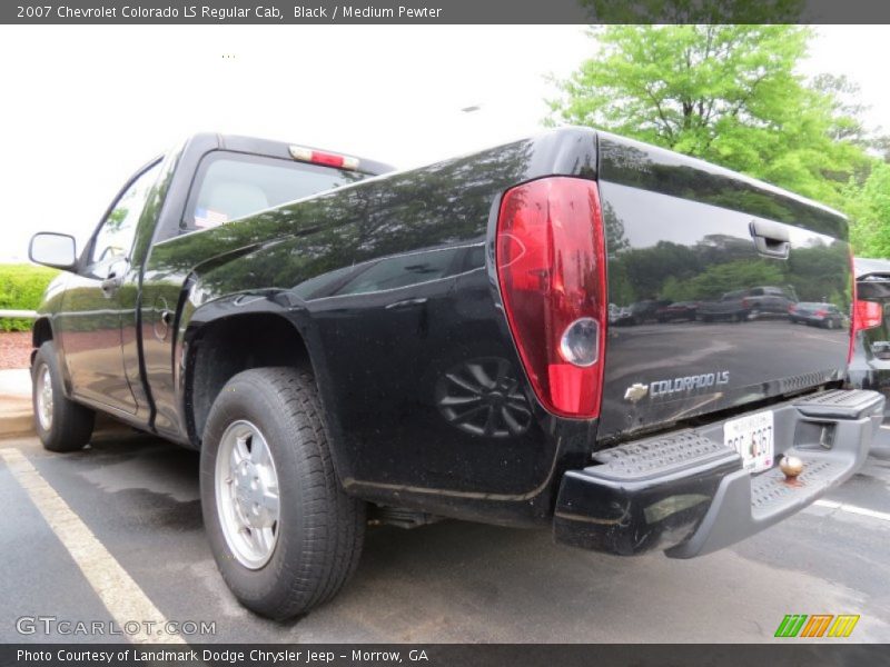 Black / Medium Pewter 2007 Chevrolet Colorado LS Regular Cab